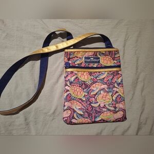 Simply Southern Pink and Blue Turtle Crossbody Bag